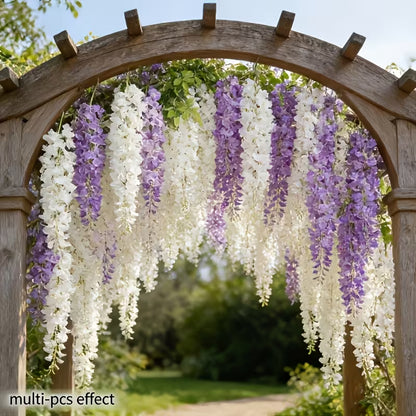 Veštačka svilena visterija - dekorativna viseća girlanda