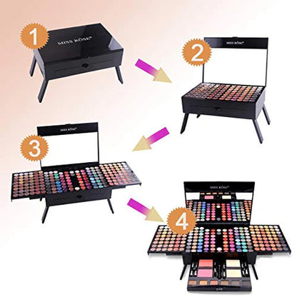 Paleta sa šminkom i ogledalom - Kozmetički kofer