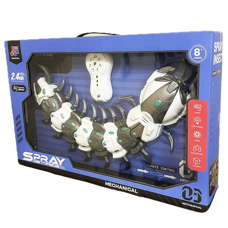 RC Stonoga “Spray Centipede” – Interaktivni Robot Insekt sa Svetlima, Muzikom i Maglicom