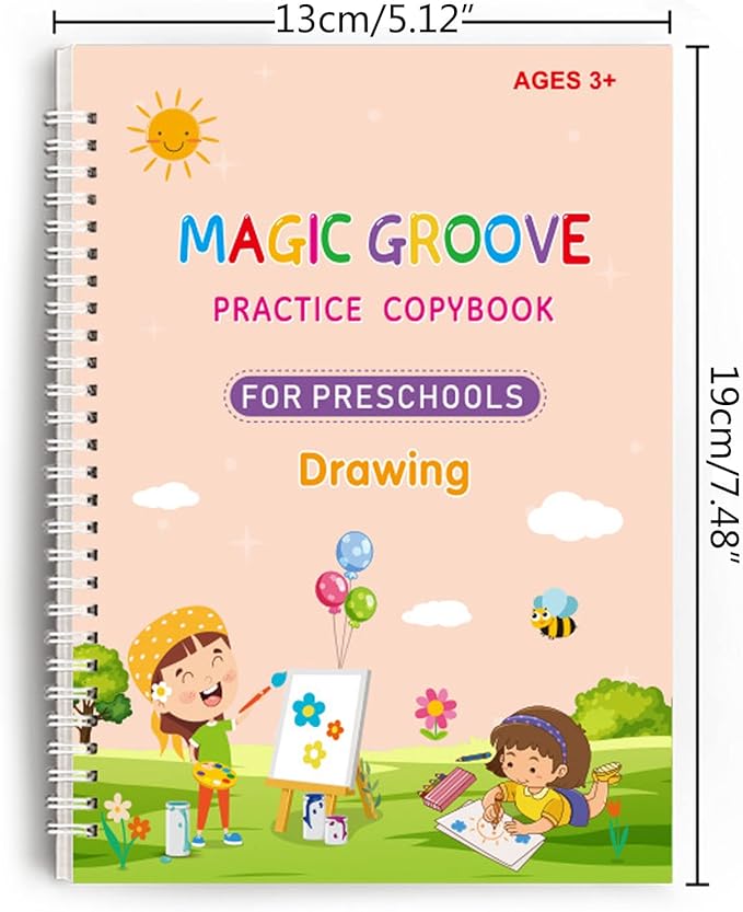 Višenamenski priručnik za učenje pisanja - set za predškolce