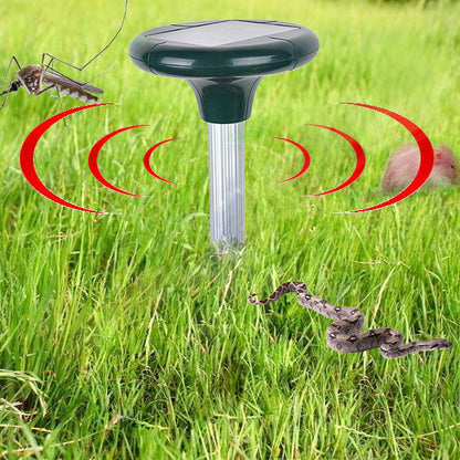 Solarni ultrazvučni rasterivač krtica i štetočina - set od 2 komada