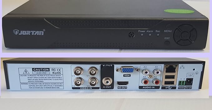 Komplet za video nadzor - 4 Full HD AHD kamere + DVR snimač | Noćni domet 40m | Mobilni nadzor