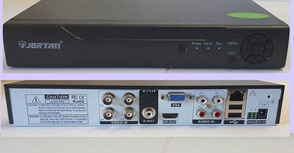 Komplet za video nadzor - 4 Full HD AHD kamere + DVR snimač | Noćni domet 40m | Mobilni nadzor