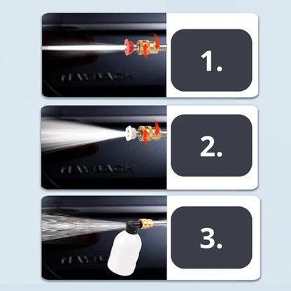 Bežični aku perač pod pritiskom sa 2 baterije - sloboda čišćenja bez kablova