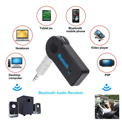 Bluetooth AUX Audio Receiver – 3.5 mm