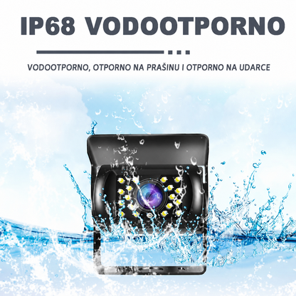 Bežični set kamera za kamion | 7" TFT monitor + 2 AHD kamere | Noćni mod | IP67