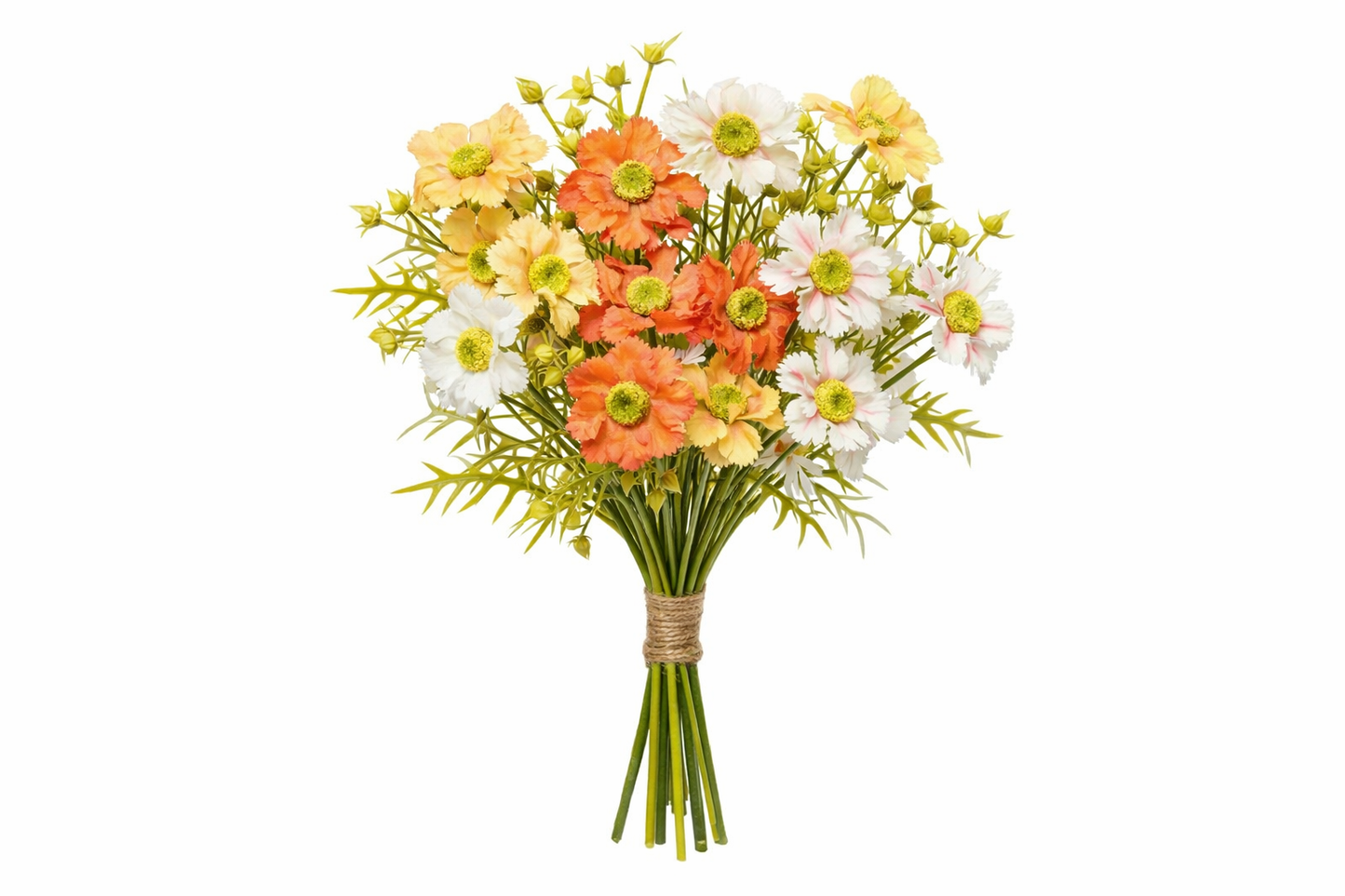 Buket bodljikave krizanteme - veštačko svileno cveće (4 boje)