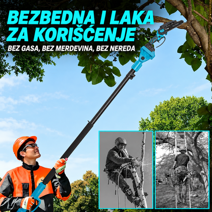 Akumulatorske makaze i testera + teleskop