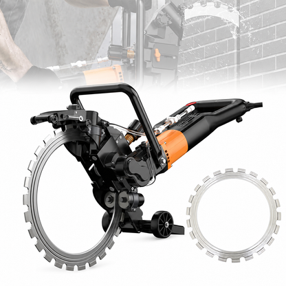 Profesionalna električna prstenasta testera za beton – Brushless 6000W, dubina reza do 300 mm