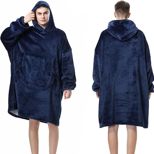 Duks ćebe sa rukavima i kapuljačom - maksimalna toplina i udobnost