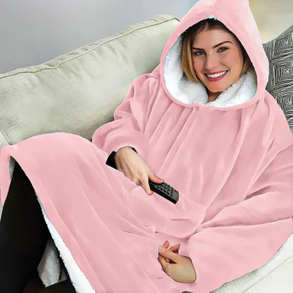 Duks ćebe sa rukavima i kapuljačom - maksimalna toplina i udobnost