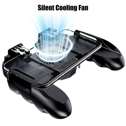 Džojstik za Telefon sa 6 Tastera i Hlađenjem – Za PUBG i Mobilne Igre