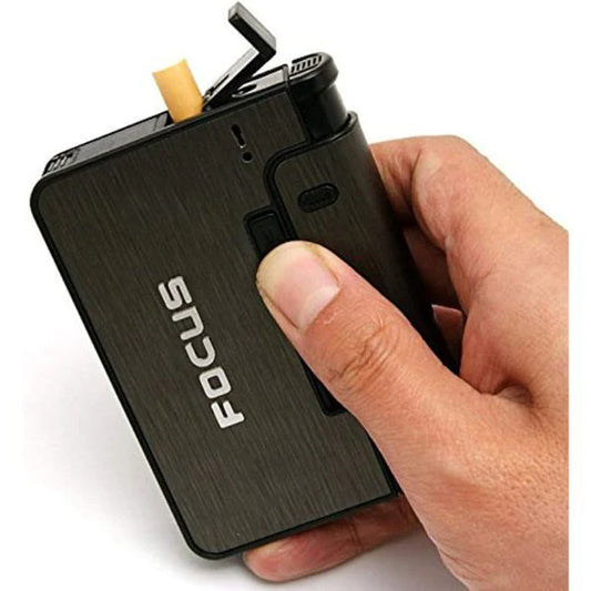 Automatska tabakera za cigarete sa prostorom za upaljač