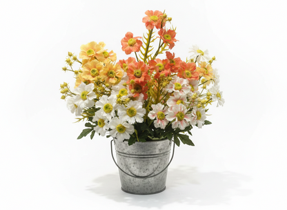 Buket bodljikave krizanteme - veštačko svileno cveće (4 boje)