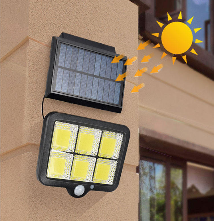 Solarna LED lampa 150 COB | Odvojeni panel | PIR senzor pokreta | IP65