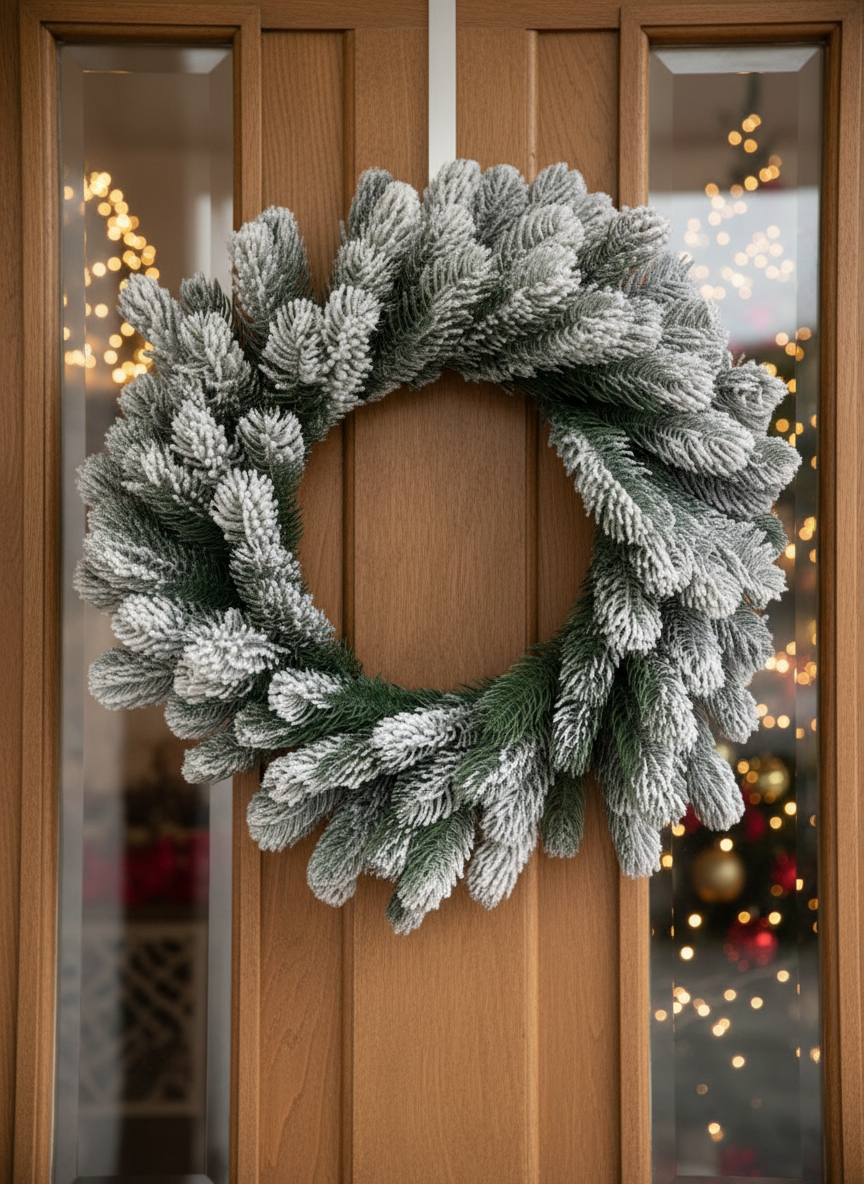 Novogodišnji venac Frosted Elegance