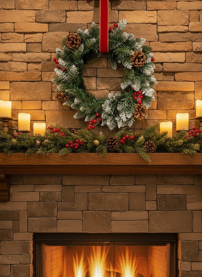 Novogodišnji venac Winter Berry