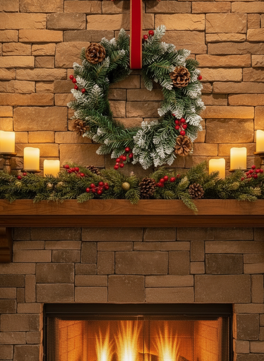 Novogodišnji venac Winter Berry