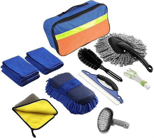 Komplet za čišćenje automobila - 11 delova za besprekornu vožnju