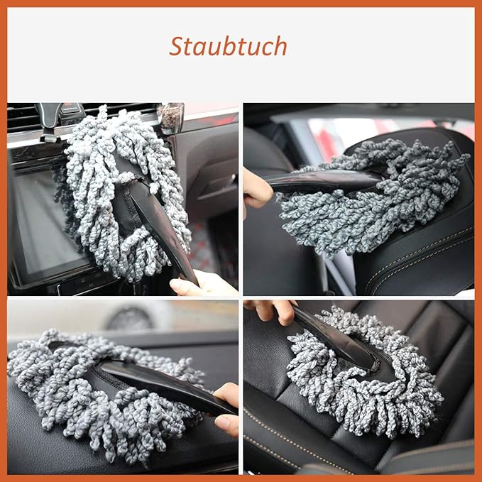 Komplet za čišćenje automobila - 11 delova za besprekornu vožnju