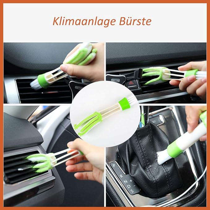 Komplet za čišćenje automobila - 11 delova za besprekornu vožnju