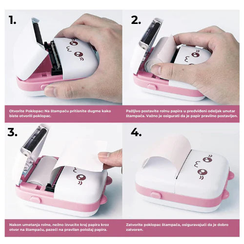 Mini štampač - prenosni mini printer