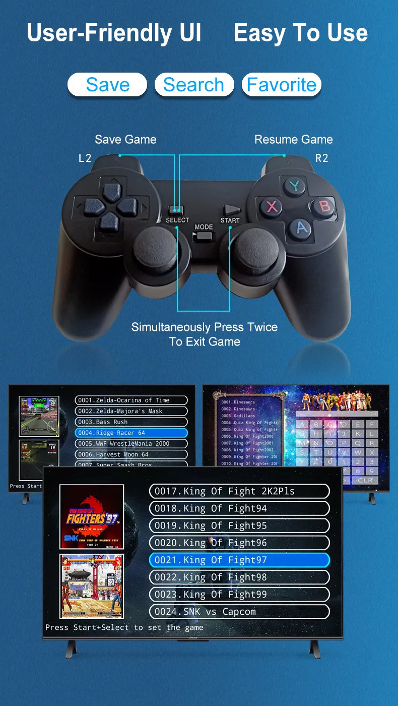 Multifunkcionalna konzola i Smart TV - Game Stick + Android TV