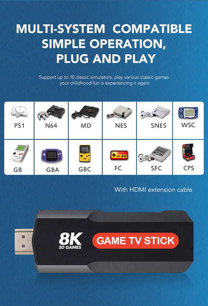 Multifunkcionalna konzola i Smart TV - Game Stick + Android TV