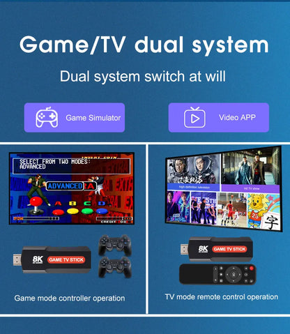 Multifunkcionalna konzola i Smart TV - Game Stick + Android TV