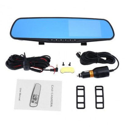 Retrovizor sa dualnom kamerom i rikverc funkcijom - Dashcam za automobil