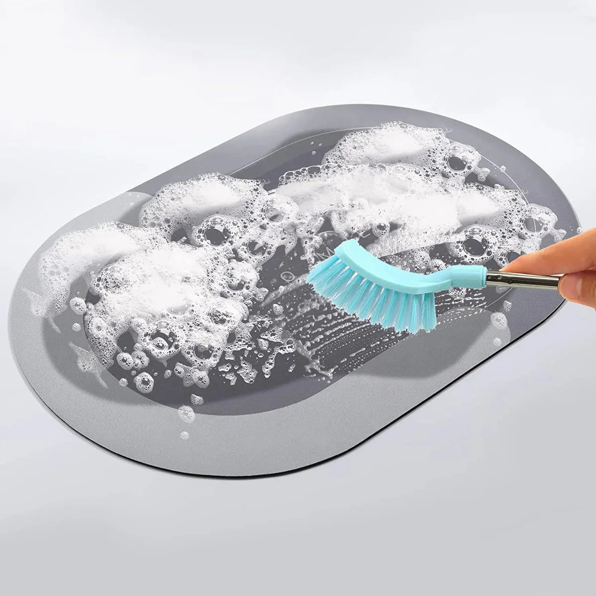 Set Hydro Tuš sa Prostirkom i Silikonskom Četkom za WC