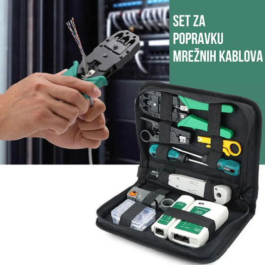 Set za Popravku Mrežnih Kablova - Profesionalni Alat za Ethernet