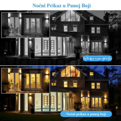 Sigurnosna dual kamera za video nadzor - AI detekcija i noćni vid