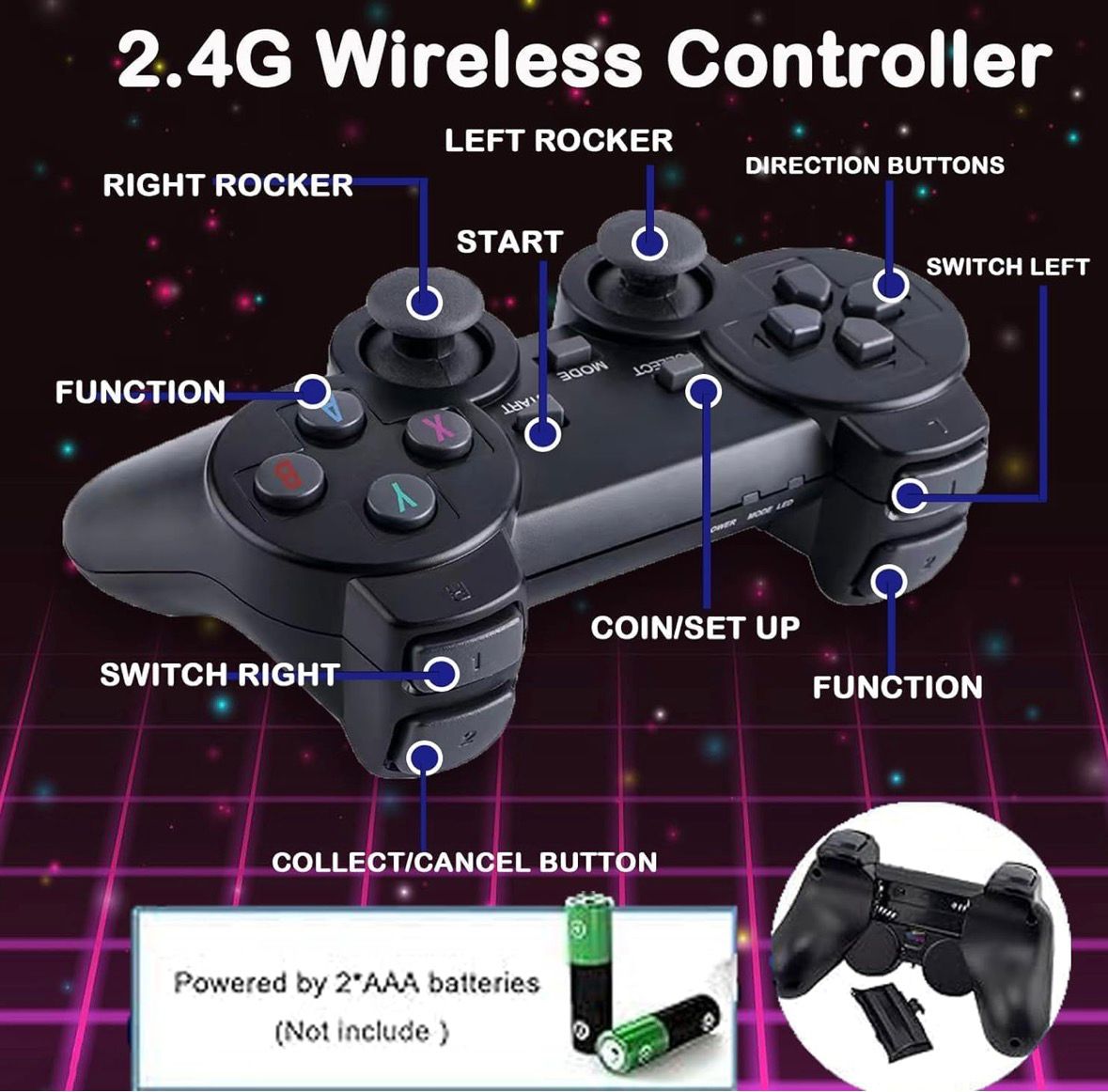 Game Stick Lite HDMI 64GB - 10.000 retro igara u džepu