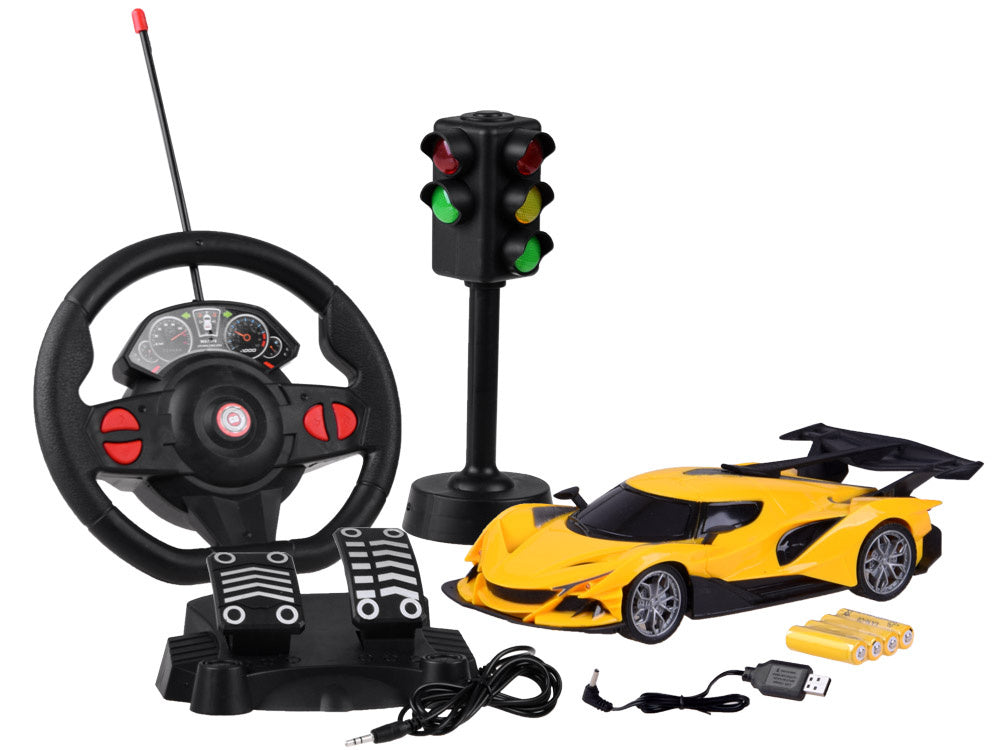 RC Sportski Auto sa Volanom i Pedalama