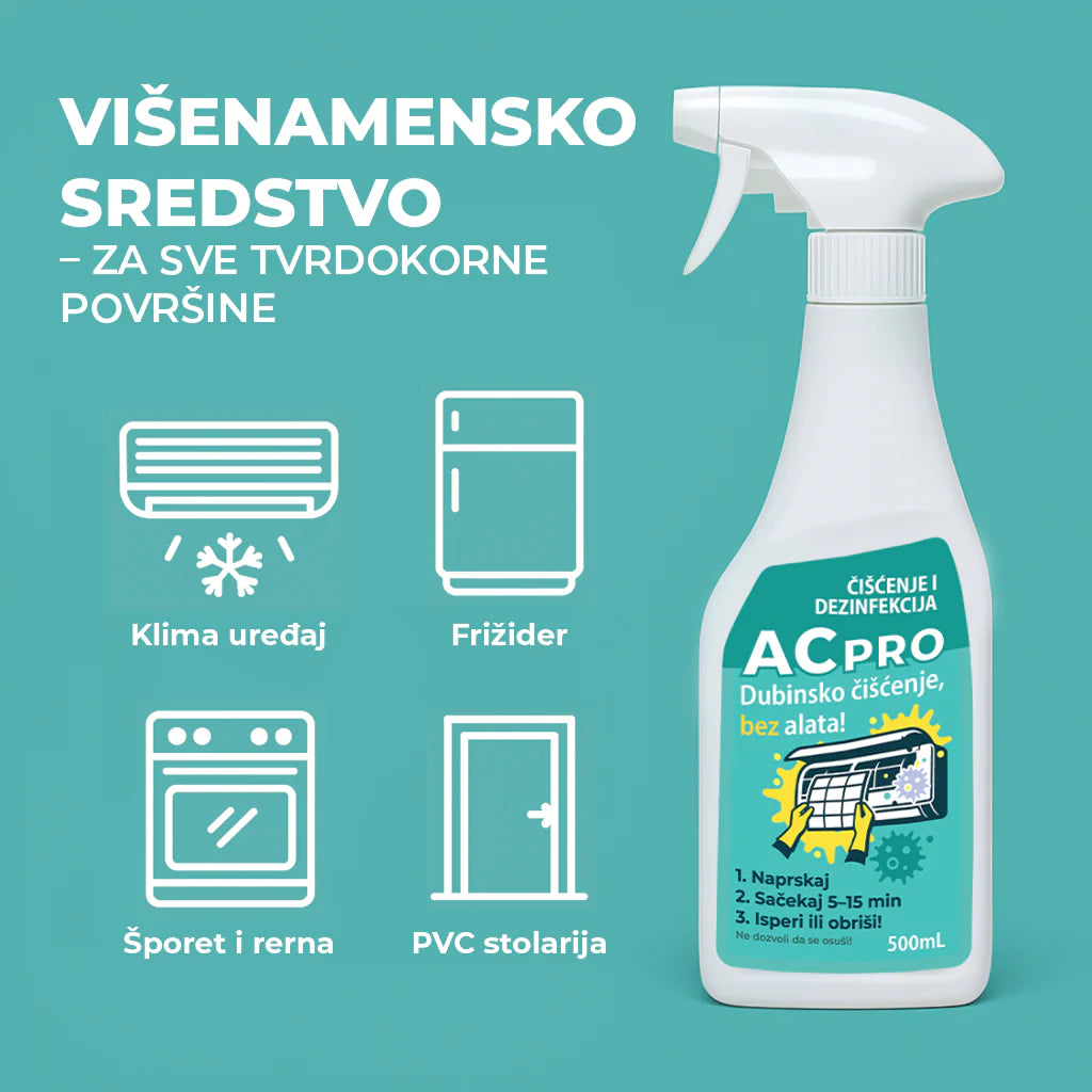 AC PRO - Profesionalno sredstvo za čišćenje klima uređaja