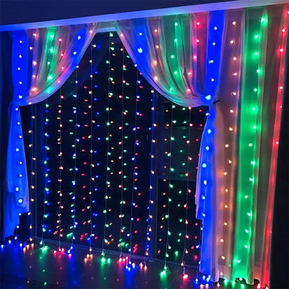 LED Dekorativna Zavesa 3×3 m – Šarena (RGB)