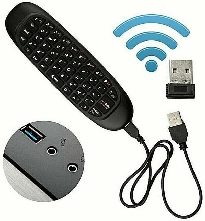 Bežični Daljinski sa Tastaturom i Mišem – 3-u-1 Multifunkcionalni Uređaj