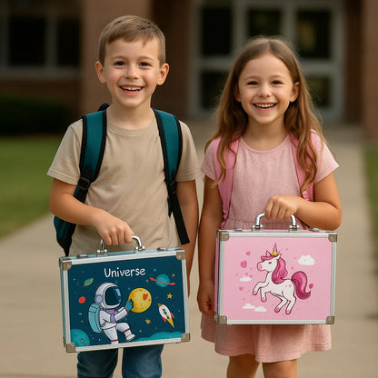 Umetnički kofer za kreativne mališane - komplet od 145 delova